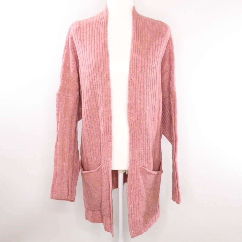 TopShop Oversized Cozy Cardigan Sweater Rose Pink NWT